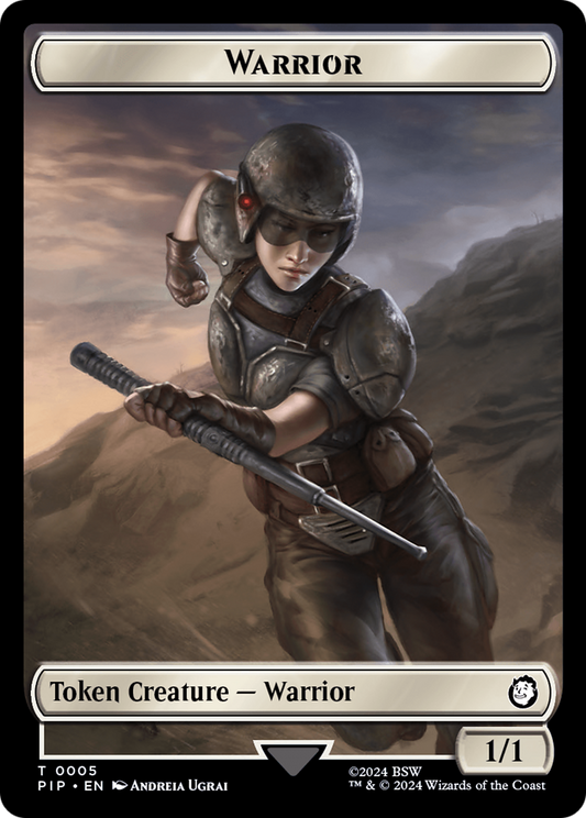 Warrior (TPIP-005) - Fallout Tokens - Premium MTG Single from Wizards of the Coast - Just $0! Shop now at Game Crave Tournament Store