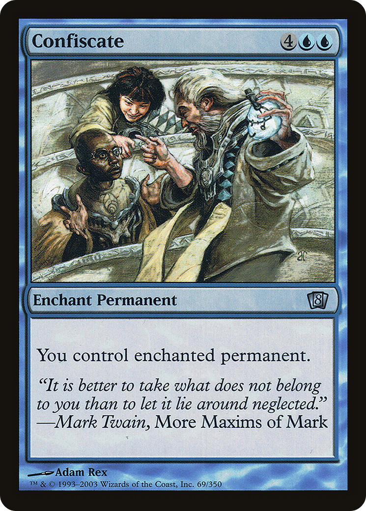 Confiscate (8ED-69★) - Eighth Edition Foil - Premium MTG Single from Wizards of the Coast - Just $0.30! Shop now at Game Crave Tournament Store