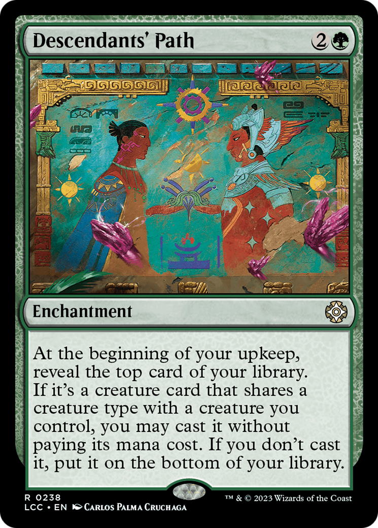 Descendants' Path (LCC-238) - The Lost Caverns of Ixalan Commander - Premium MTG Single from Wizards of the Coast - Just $0.78! Shop now at Game Crave Tournament Store