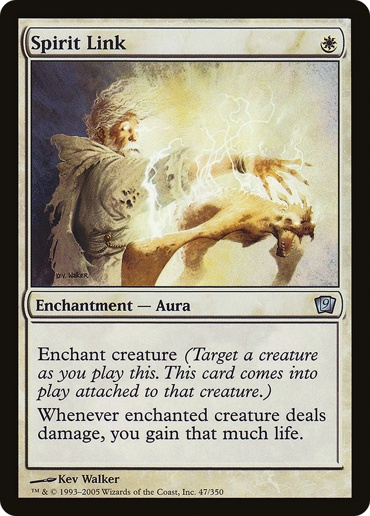 Spirit Link (9ED-47★) - Ninth Edition Foil - Premium MTG Single from Wizards of the Coast - Just $1.44! Shop now at Game Crave Tournament Store