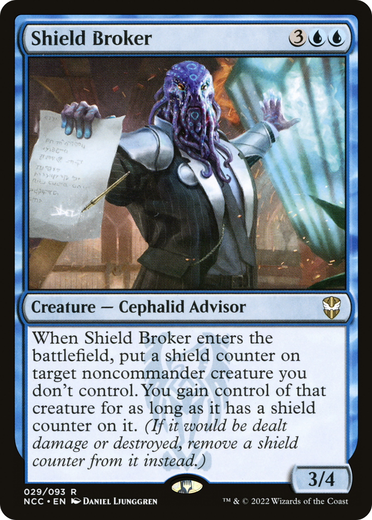 Shield Broker (NCC-029) - New Capenna Commander - Premium MTG Single from Wizards of the Coast - Just $0.25! Shop now at Game Crave Tournament Store