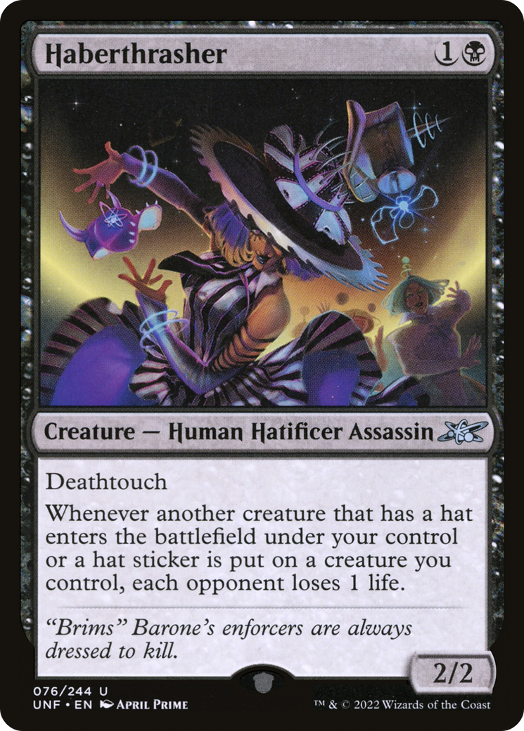Haberthrasher (UNF-076) - Unfinity Foil - Premium MTG Single from Wizards of the Coast - Just $0.08! Shop now at Game Crave Tournament Store
