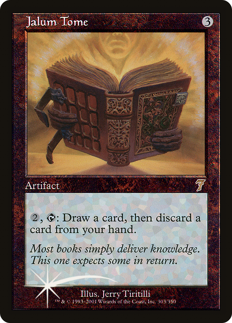 Jalum Tome (7ED-303★) - Seventh Edition Foil - Premium MTG Single from Wizards of the Coast - Just $19.86! Shop now at Game Crave Tournament Store