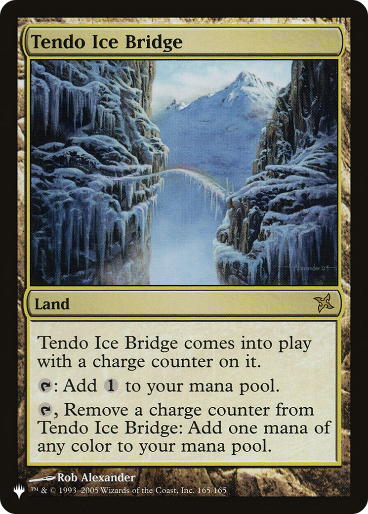 Tendo Ice Bridge (PLIST-727) - The List - Premium MTG Single from Wizards of the Coast - Just $0.42! Shop now at Game Crave Tournament Store