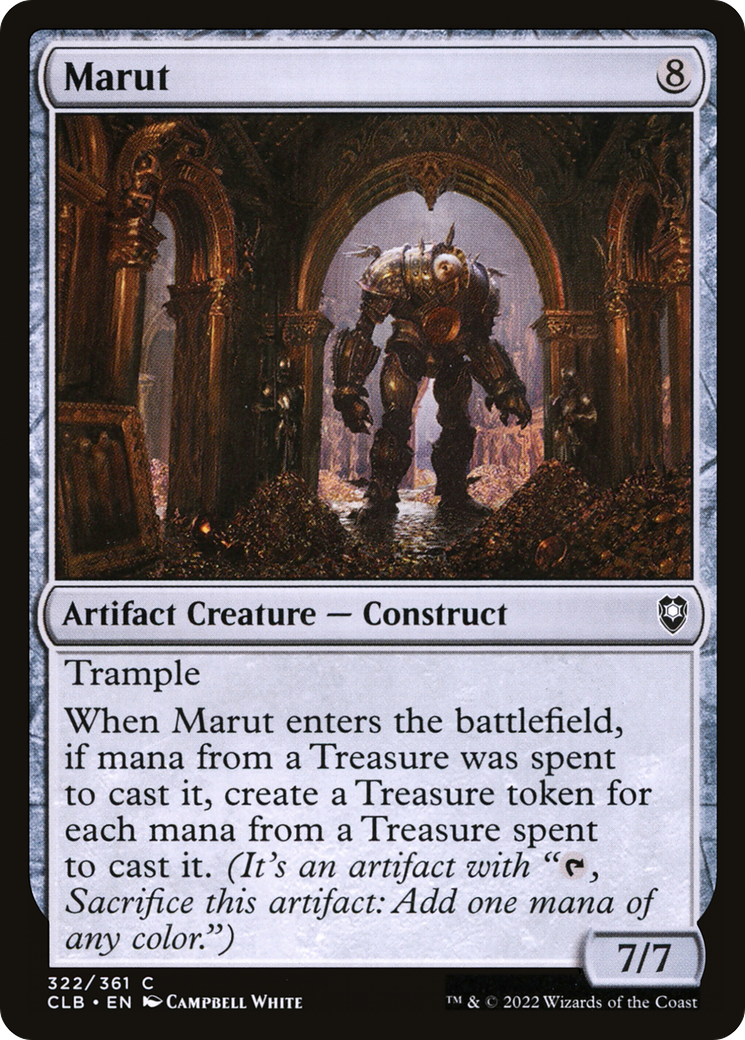 Marut (CLB-322) - Commander Legends: Battle for Baldur's Gate - Premium MTG Single from Wizards of the Coast - Just $0.08! Shop now at Game Crave Tournament Store