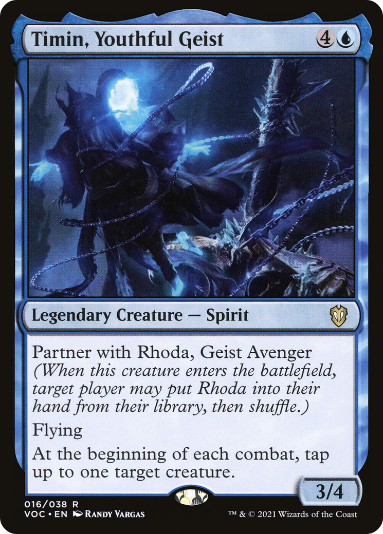Timin, Youthful Geist (VOC-016) - Crimson Vow Commander - Premium MTG Single from Wizards of the Coast - Just $0.17! Shop now at Game Crave Tournament Store