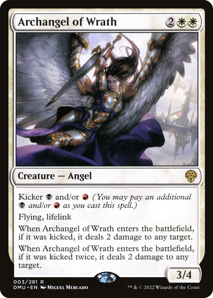 Archangel of Wrath (PDMU-03P) - Dominaria United Promos - Premium MTG Single from Wizards of the Coast - Just $0.10! Shop now at Game Crave Tournament Store