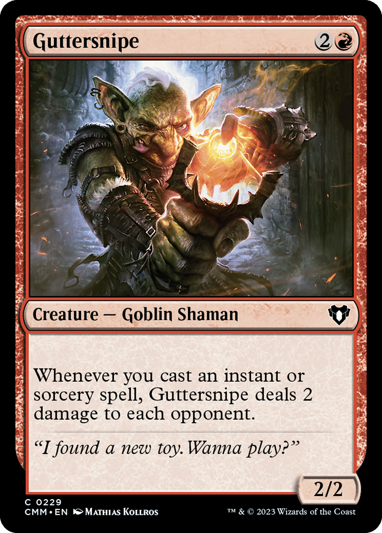 Guttersnipe (CMM-229) - Commander Masters - Premium MTG Single from Wizards of the Coast - Just $0.08! Shop now at Game Crave Tournament Store