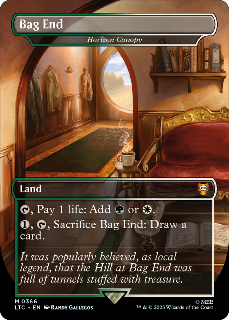Horizon Canopy (LTC-366) - Tales of Middle-earth Commander / Bag End (Borderless) Foil - Premium MTG Single from Wizards of the Coast - Just $1.95! Shop now at Game Crave Tournament Store