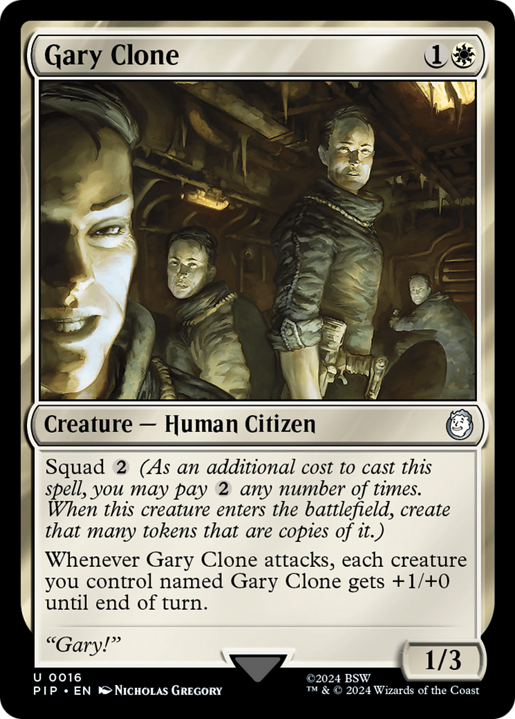 Gary Clone (PIP-016) - Fallout Foil - Premium MTG Single from Wizards of the Coast - Just $0.23! Shop now at Game Crave Tournament Store