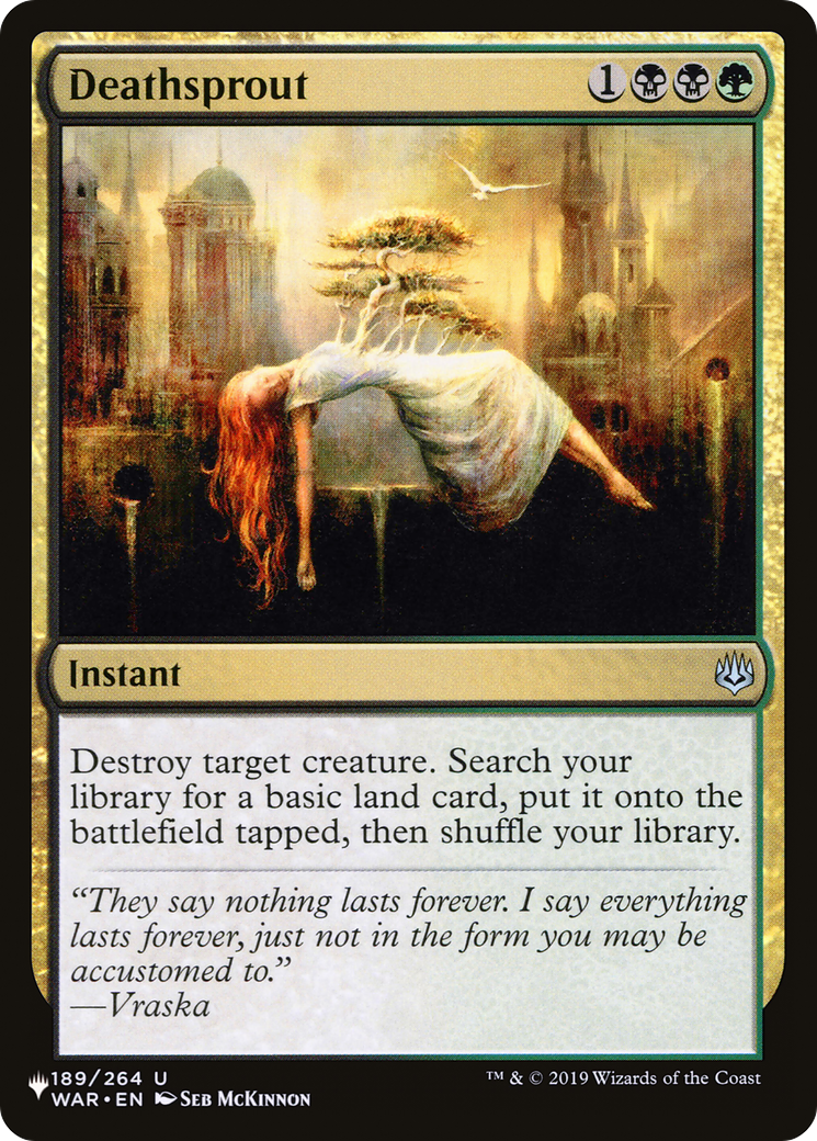 Deathsprout (PLIST-1323) - The List - Premium MTG Single from Wizards of the Coast - Just $0.88! Shop now at Game Crave Tournament Store