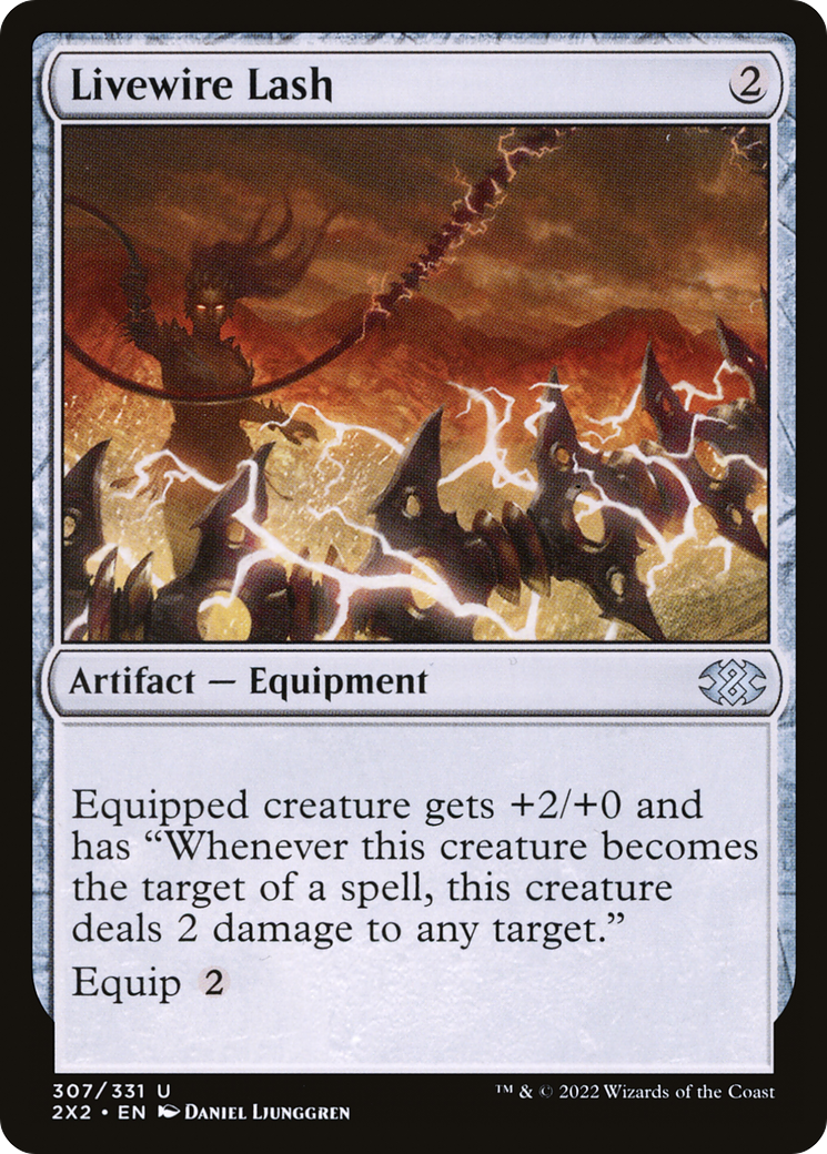 Livewire Lash (2X2-307) - Double Masters 2022 - Premium MTG Single from Wizards of the Coast - Just $0.08! Shop now at Game Crave Tournament Store