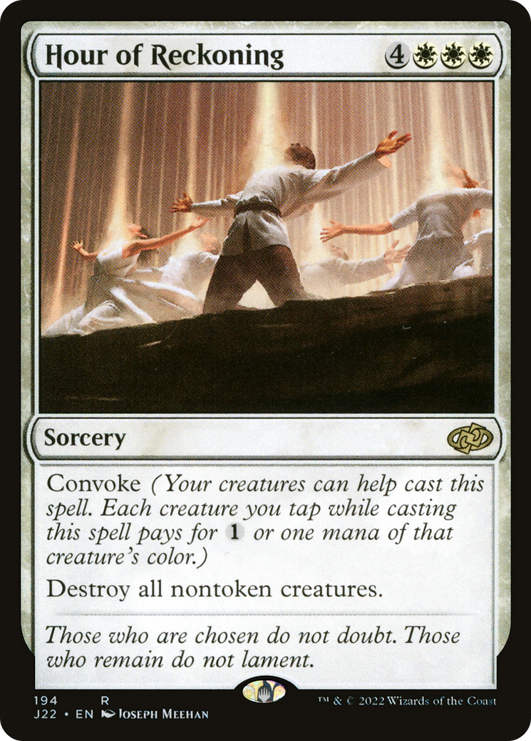 Hour of Reckoning (J22-194) - Jumpstart 2022 - Premium MTG Single from Wizards of the Coast - Just $0.08! Shop now at Game Crave Tournament Store