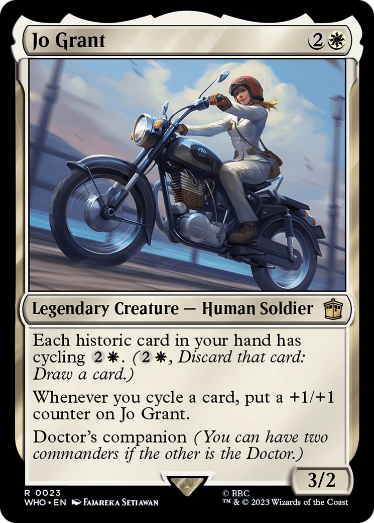 Jo Grant (WHO-023) - Doctor Who - Premium MTG Single from Wizards of the Coast - Just $0.08! Shop now at Game Crave Tournament Store