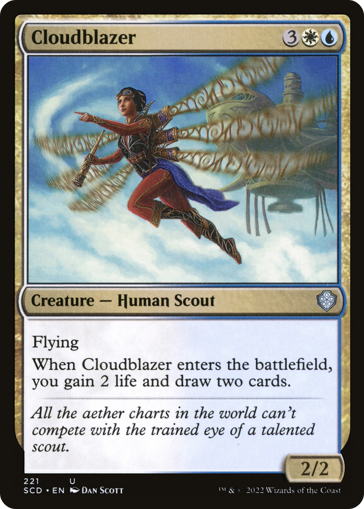 Cloudblazer (SCD-221) - Starter Commander Decks - Premium MTG Single from Wizards of the Coast - Just $0.08! Shop now at Game Crave Tournament Store