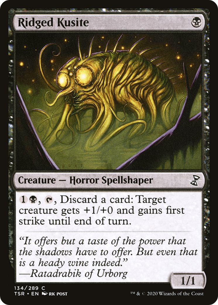 Ridged Kusite (TSR-134) - Time Spiral Remastered Foil - Premium MTG Single from Wizards of the Coast - Just $0.25! Shop now at Game Crave Tournament Store