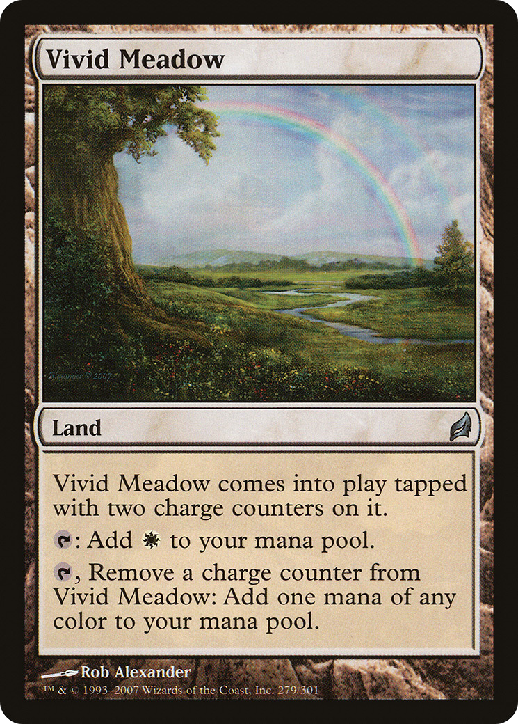 Vivid Meadow (LRW-279) - Lorwyn - Premium MTG Single from Wizards of the Coast - Just $0.32! Shop now at Game Crave Tournament Store