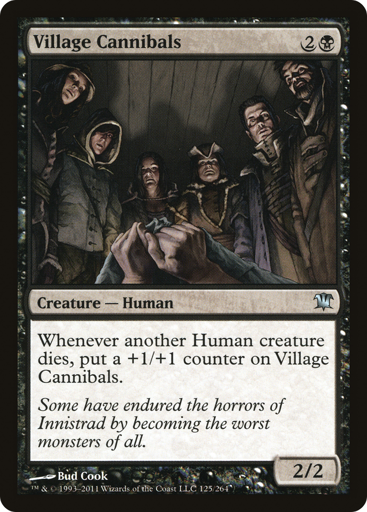 Village Cannibals (ISD-125) - Innistrad - Premium MTG Single from Wizards of the Coast - Just $0.08! Shop now at Game Crave Tournament Store