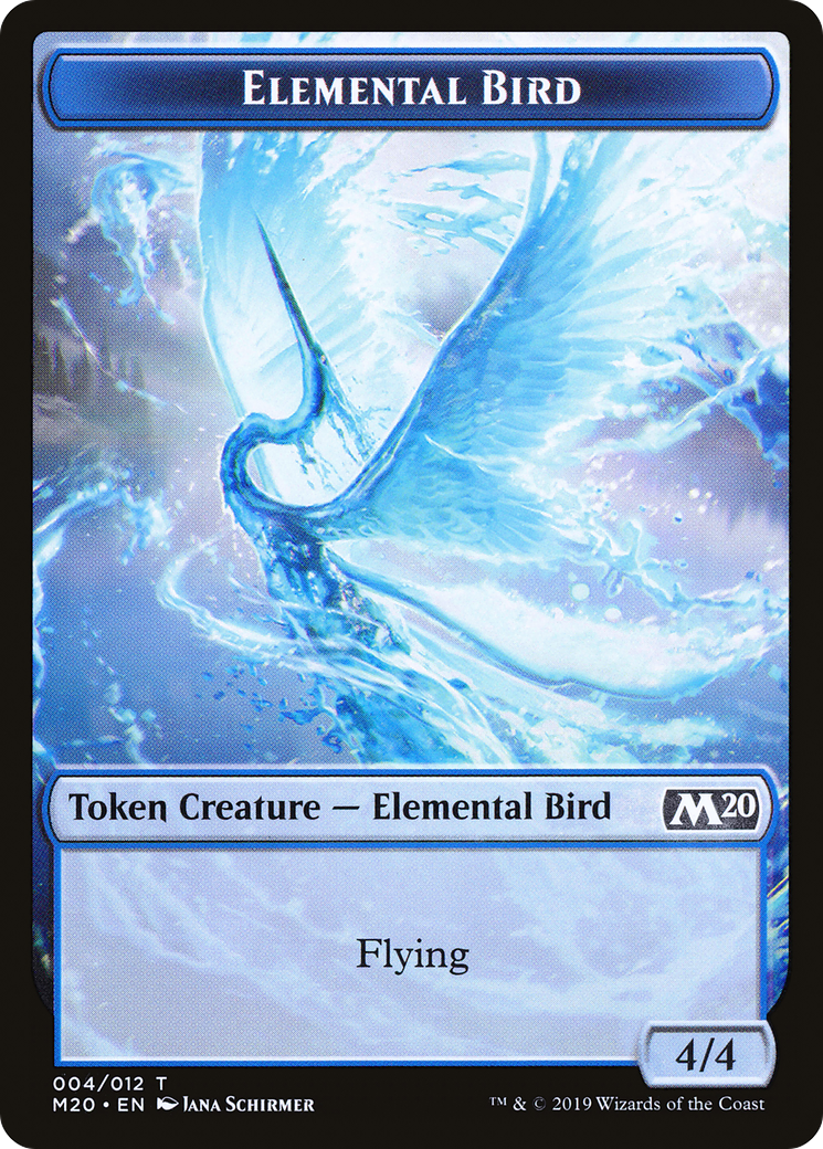Elemental Bird (TM20-004) - Core Set 2020 Tokens - Premium MTG Single from Wizards of the Coast - Just $0.08! Shop now at Game Crave Tournament Store