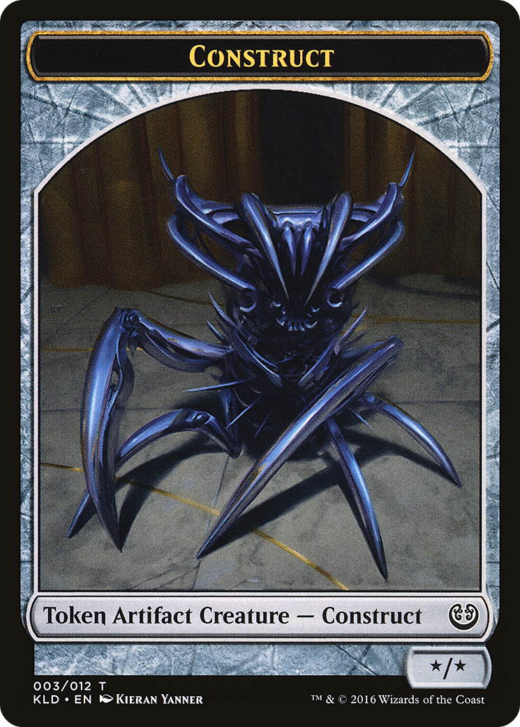 Construct (TKLD-003) - Kaladesh Tokens - Premium MTG Single from Wizards of the Coast - Just $0.08! Shop now at Game Crave Tournament Store