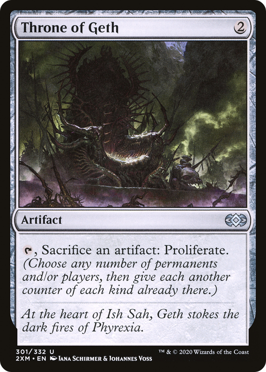 Throne of Geth (2XM-301) - Double Masters - Premium MTG Single from Wizards of the Coast - Just $0.36! Shop now at Game Crave Tournament Store