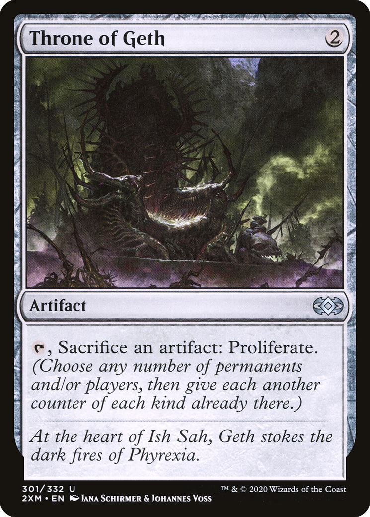 Throne of Geth (2XM-301) - Double Masters - Premium MTG Single from Wizards of the Coast - Just $0.44! Shop now at Game Crave Tournament Store