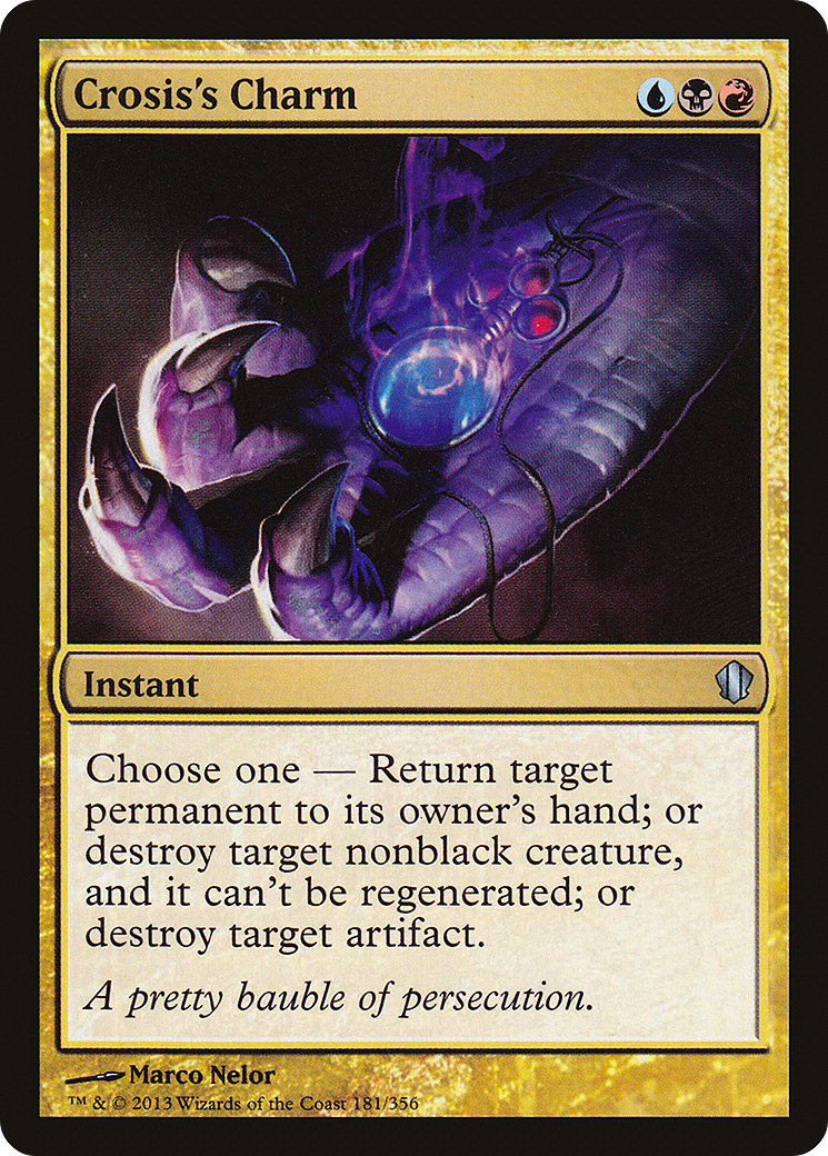 Crosis's Charm (C13-181) - Commander 2013 - Premium MTG Single from Wizards of the Coast - Just $0.11! Shop now at Game Crave Tournament Store