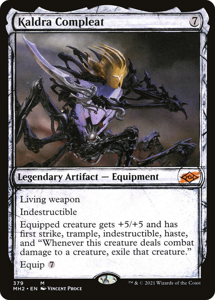 Kaldra Compleat (MH2-379) - Modern Horizons 2: (Showcase) Foil - Premium MTG Single from Wizards of the Coast - Just $2.20! Shop now at Game Crave Tournament Store