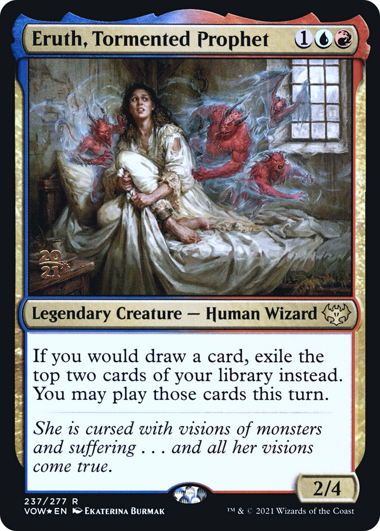 Eruth, Tormented Prophet (PVOW-237S) - Innistrad: Crimson Vow Promos Foil - Premium MTG Single from Wizards of the Coast - Just $0.17! Shop now at Game Crave Tournament Store