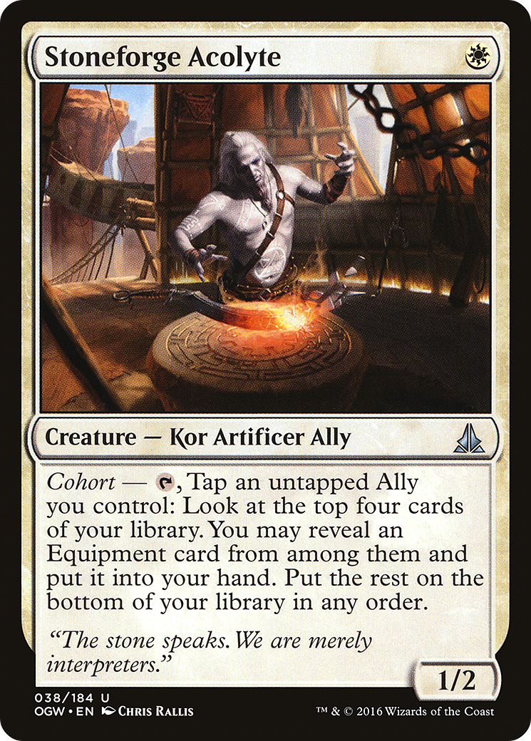 Stoneforge Acolyte (OGW-038) - Oath of the Gatewatch - Premium MTG Single from Wizards of the Coast - Just $0.25! Shop now at Game Crave Tournament Store