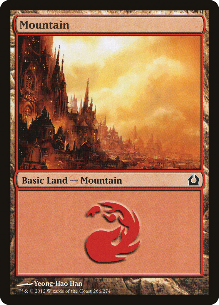 Mountain (RTR-266) - Return to Ravnica Foil - Premium MTG Single from Wizards of the Coast - Just $0.56! Shop now at Game Crave Tournament Store
