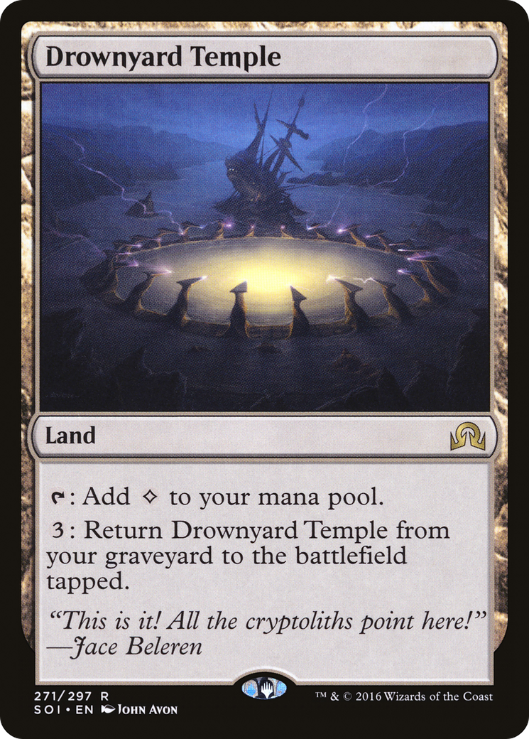 Drownyard Temple (SOI-271) - Shadows over Innistrad - Premium MTG Single from Wizards of the Coast - Just $0.08! Shop now at Game Crave Tournament Store