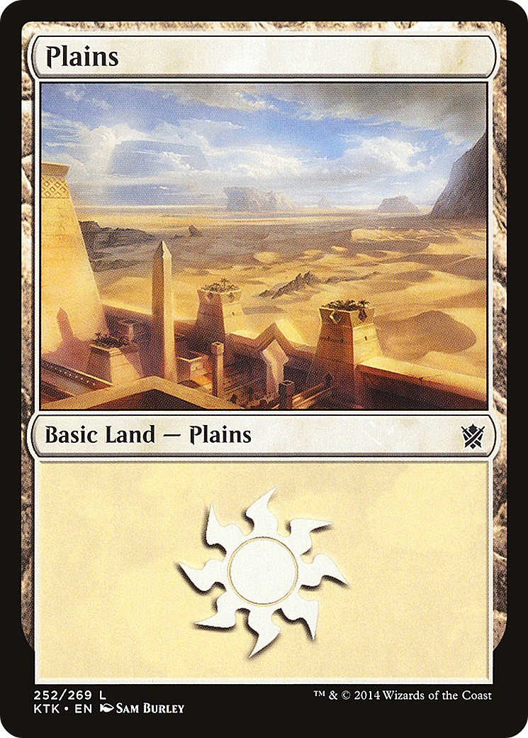 Plains (KTK-252) - Khans of Tarkir - Premium MTG Single from Wizards of the Coast - Just $0.25! Shop now at Game Crave Tournament Store