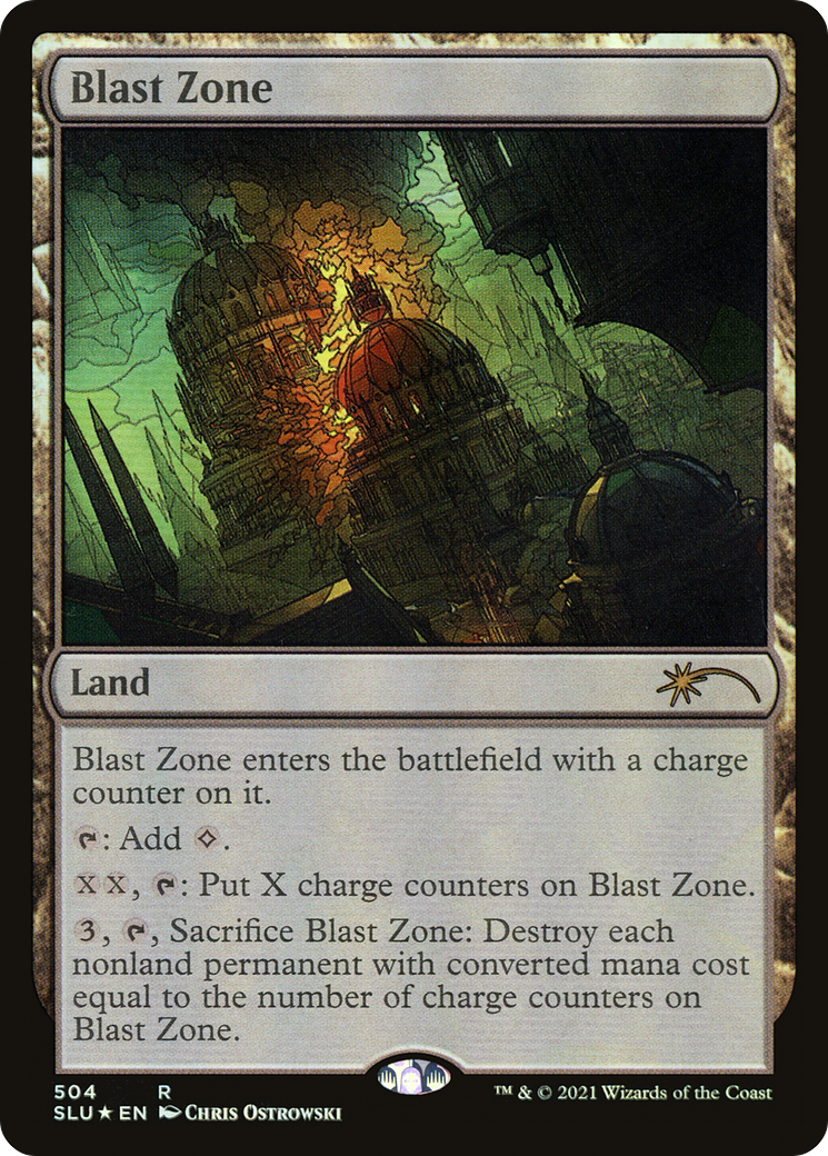 Blast Zone (SLU-504) - Secret Lair: Ultimate Edition Foil - Premium MTG Single from Wizards of the Coast - Just $0.44! Shop now at Game Crave Tournament Store