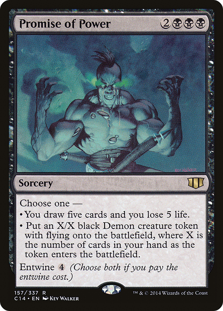 Promise of Power (C14-157) - Commander 2014 - Premium MTG Single from Wizards of the Coast - Just $0.13! Shop now at Game Crave Tournament Store