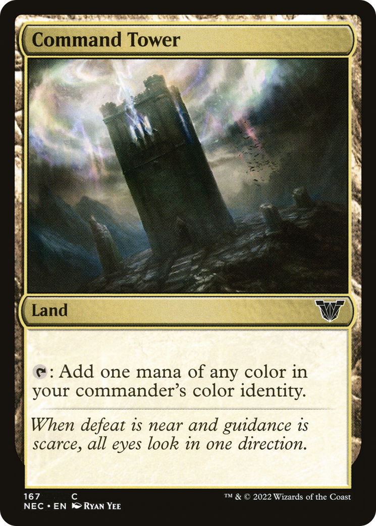 Command Tower (NEC-167) - Neon Dynasty Commander - Premium MTG Single from Wizards of the Coast - Just $0.08! Shop now at Game Crave Tournament Store