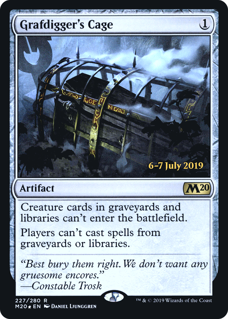 Grafdigger's Cage (PM20-227S) - Core Set 2020 Promos Foil - Premium MTG Single from Wizards of the Coast - Just $4.01! Shop now at Game Crave Tournament Store