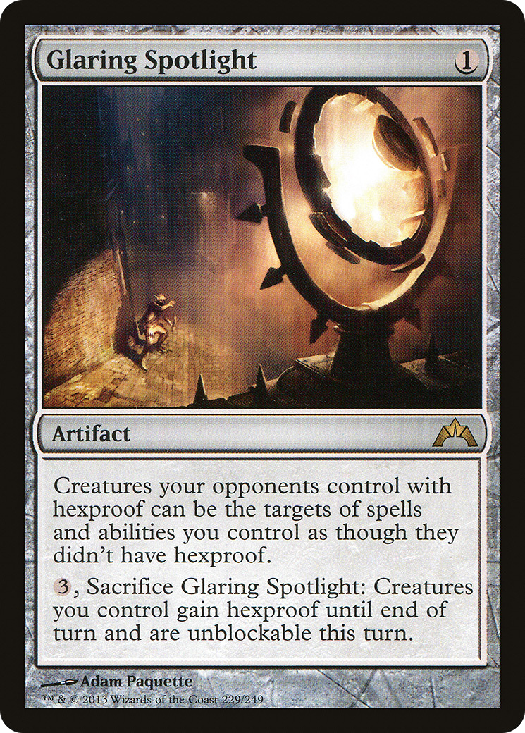 Glaring Spotlight (GTC-229) - Gatecrash Foil - Premium MTG Single from Wizards of the Coast - Just $1.04! Shop now at Game Crave Tournament Store