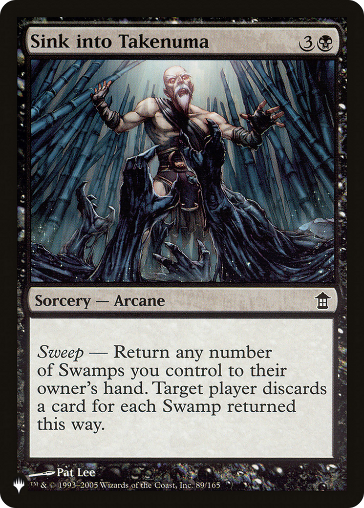 Sink into Takenuma (PLIST-678) - The List - Premium MTG Single from Wizards of the Coast - Just $0.08! Shop now at Game Crave Tournament Store