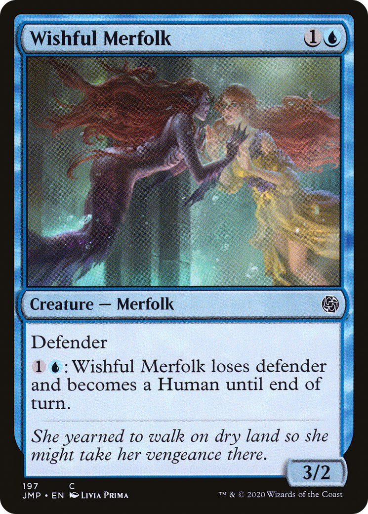 Wishful Merfolk (JMP-197) - Jumpstart - Premium MTG Single from Wizards of the Coast - Just $0.08! Shop now at Game Crave Tournament Store
