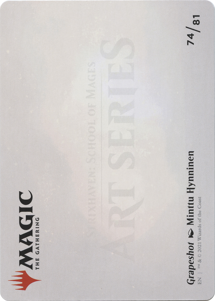 Grapeshot // Grapeshot (ASTX-074) - Strixhaven Art Series (Borderless) - Premium MTG Single from Wizards of the Coast - Just $0! Shop now at Game Crave Tournament Store