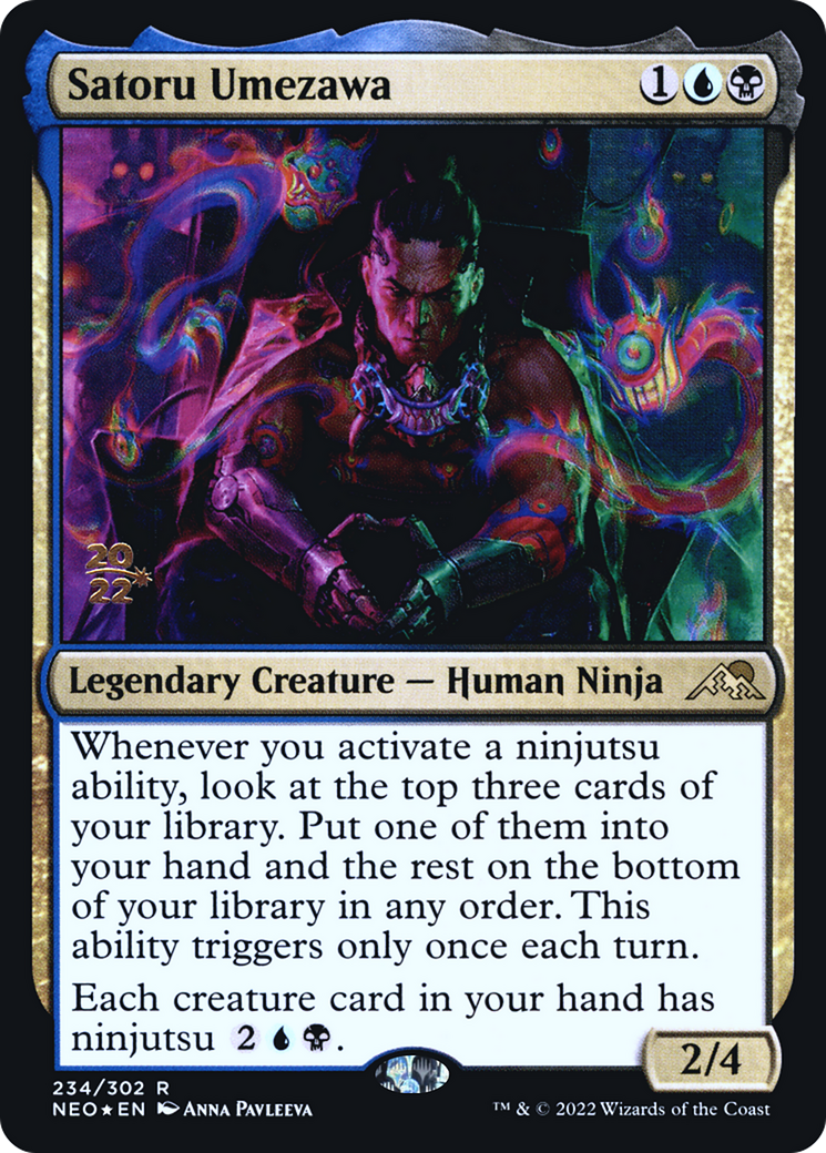 Satoru Umezawa (PNEO-234S) - Kamigawa: Neon Dynasty Promos Foil - Premium MTG Single from Wizards of the Coast - Just $0.80! Shop now at Game Crave Tournament Store