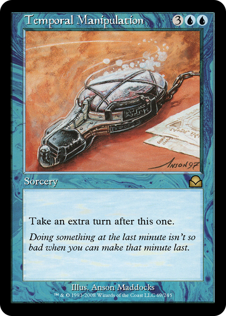 Temporal Manipulation (ME2-069) - Masters Edition II - Premium MTG Single from Wizards of the Coast - Just $0! Shop now at Game Crave Tournament Store