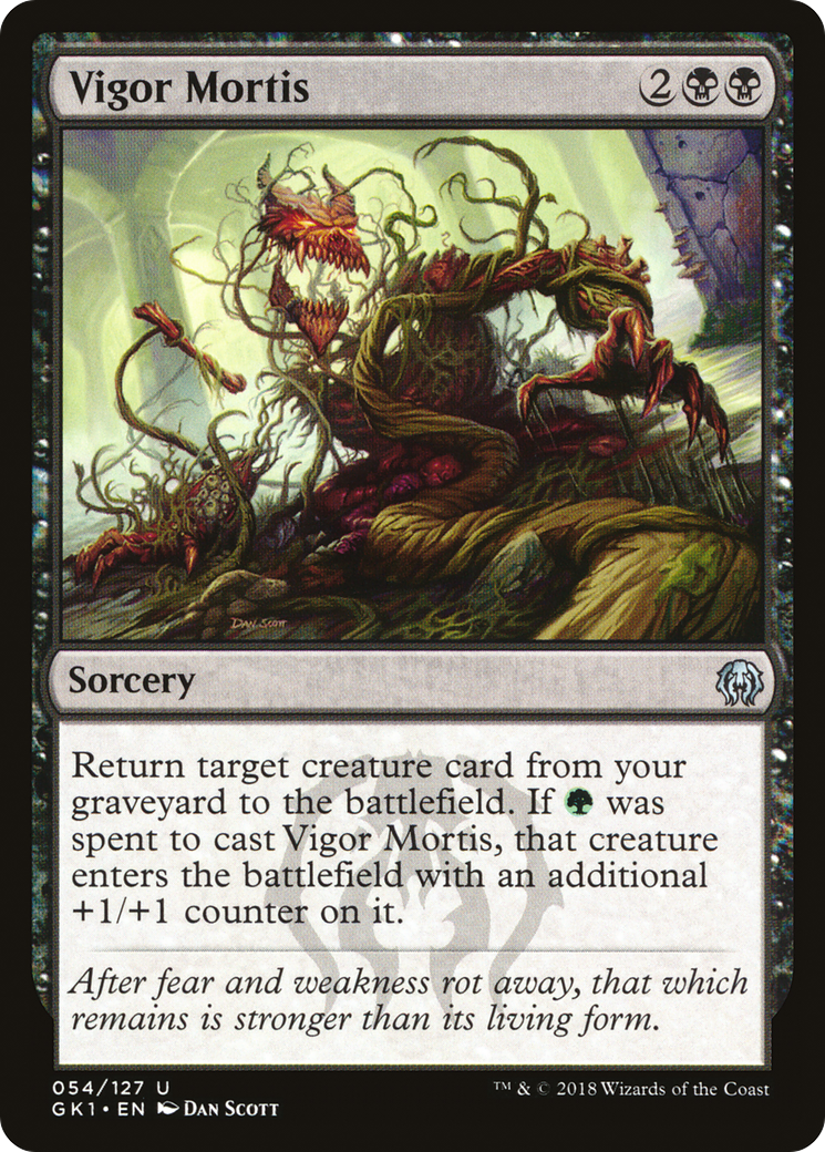 Vigor Mortis (GK1-054) - GRN Guild Kit - Premium MTG Single from Wizards of the Coast - Just $0.08! Shop now at Game Crave Tournament Store
