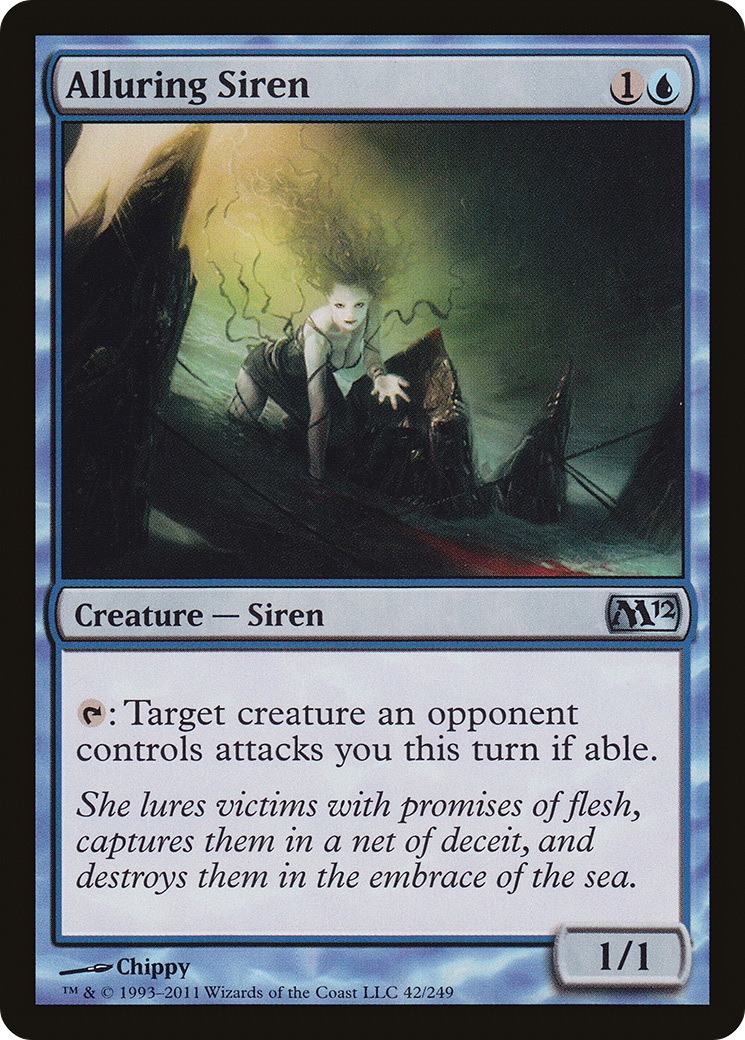 Alluring Siren (M12-042) - Magic 2012 - Premium MTG Single from Wizards of the Coast - Just $0.25! Shop now at Game Crave Tournament Store