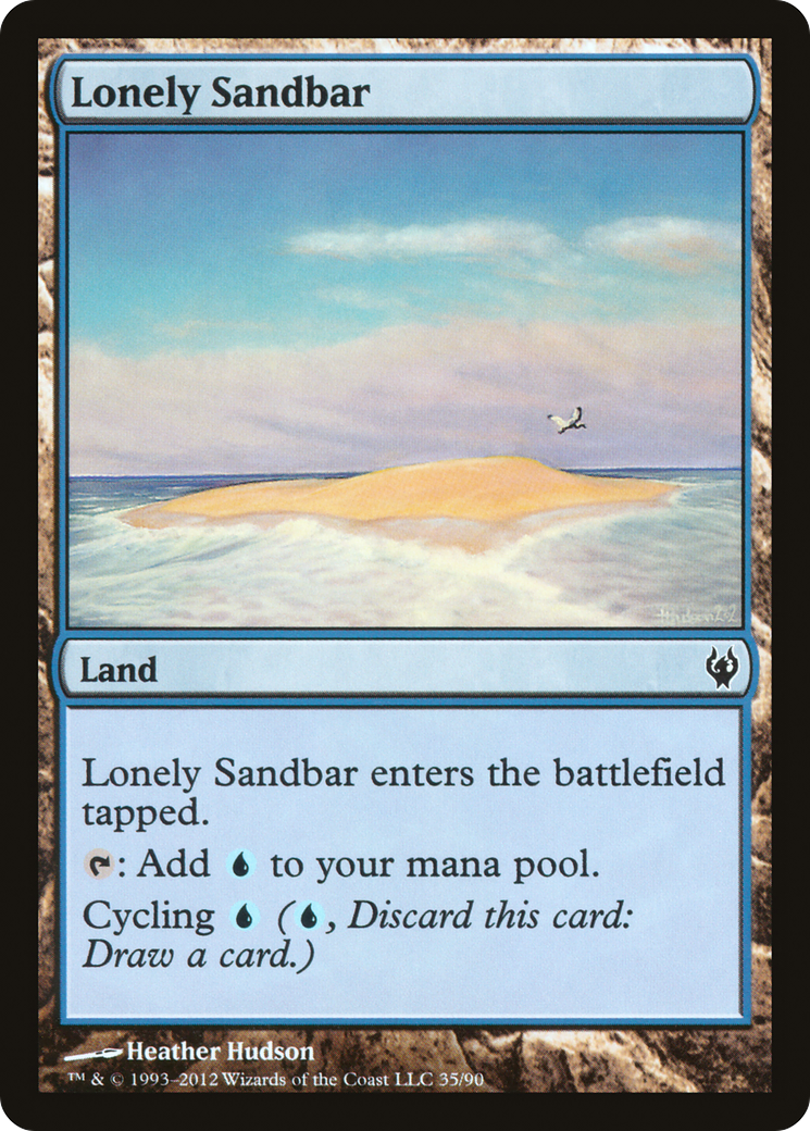 Lonely Sandbar (DDJ-035) - Duel Decks: Izzet vs. Golgari - Premium MTG Single from Wizards of the Coast - Just $0.08! Shop now at Game Crave Tournament Store