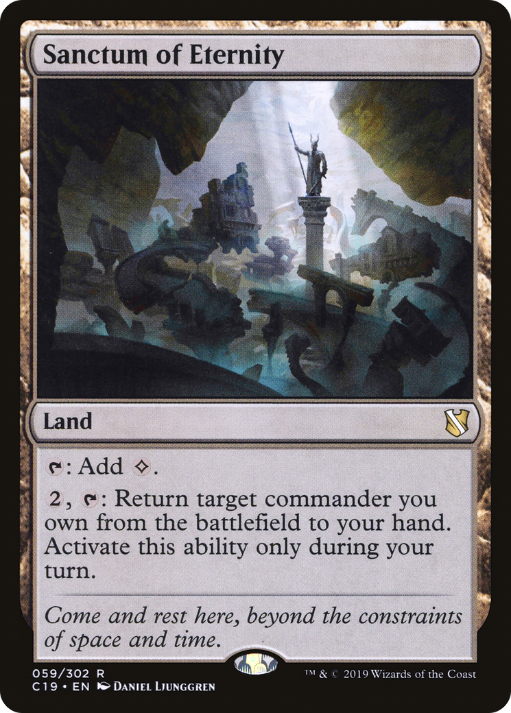 Sanctum of Eternity (C19-059) - Commander 2019 - Premium MTG Single from Wizards of the Coast - Just $1.62! Shop now at Game Crave Tournament Store