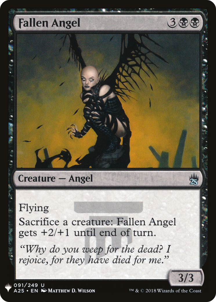 Fallen Angel (MB1-653) - Mystery Booster - Premium MTG Single from Wizards of the Coast - Just $0.08! Shop now at Game Crave Tournament Store