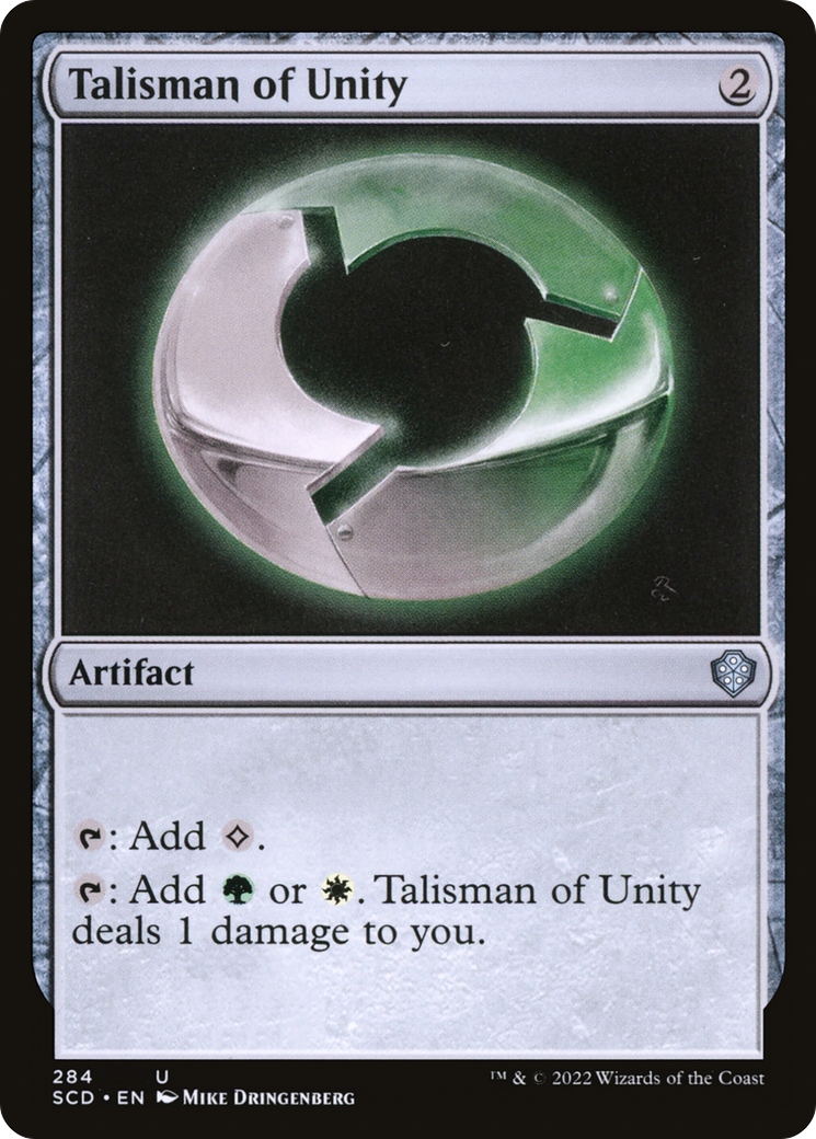 Talisman of Unity (SCD-284) - Starter Commander Decks - Premium MTG Single from Wizards of the Coast - Just $0.10! Shop now at Game Crave Tournament Store