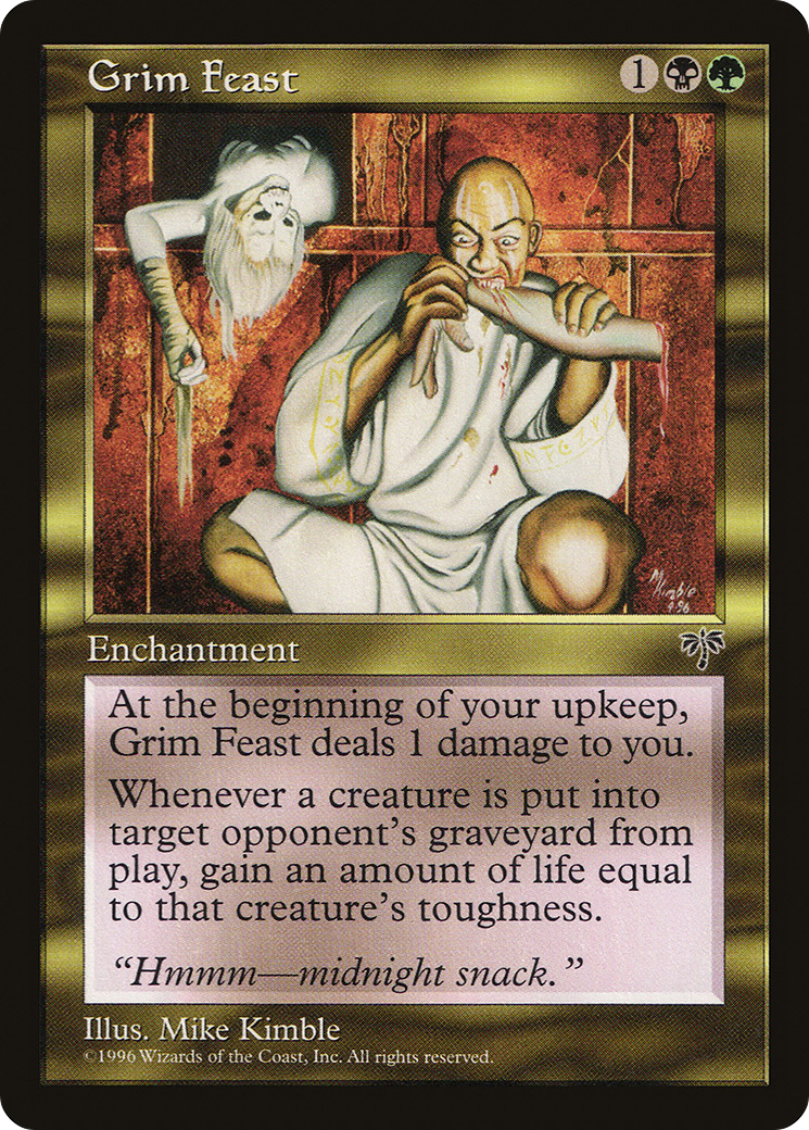 Grim Feast (MIR-265) - Mirage - Premium MTG Single from Wizards of the Coast - Just $1.27! Shop now at Game Crave Tournament Store
